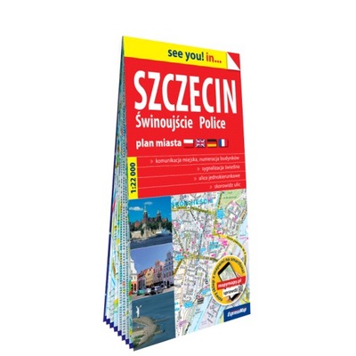 Szczecin, Świnoujście, Police plan miasta 1:22 000