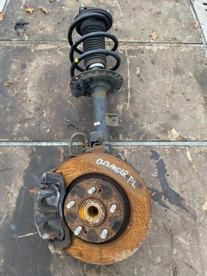 Outlander iii lift амортизаторна стійка поворотний кулак ліва фото №1