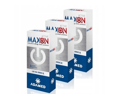 Maxon Active 25 mg, 24 Tabletki Powlekane