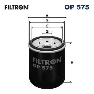 Фільтр оливи op575 filtron фото №1
