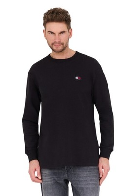 TOMMY JEANS Czarny longsleeve S