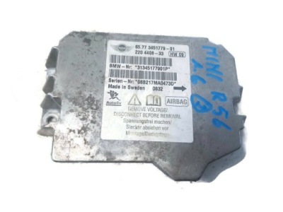 Mini cooper r56 датчик модуль подушка безопасности 3451779 фото №1