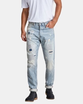 JACK&JONES JEANSOWE SPODNIE PRZETARCIA (34)