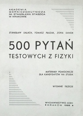 500 pytań testowych z fizyki - Salach