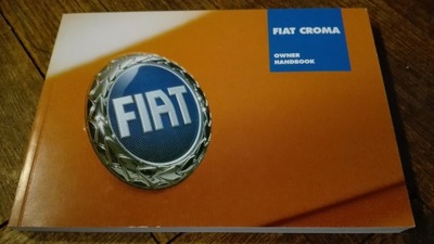 FIAT CROMA Instrukcja Obslugi Ksiazka 2006