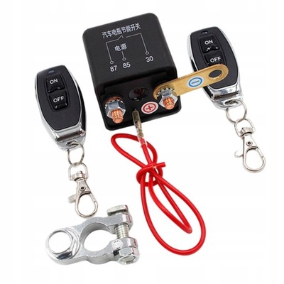 Car battery switch with remote control 
