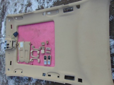 Bmw e84 x1 стеля панорама стійки козирки ручки кремовий beż комплект фото №1