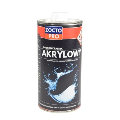 ROZCIEŃCZALNIK AKRYLOWY 0,5l ZOCTO PRO