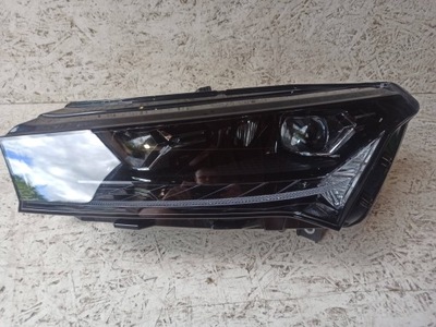 Skoda enyaq full led crystal led лампа левый перед фото №1