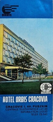 Hotel Orbis Cracovia - folder reklamowy