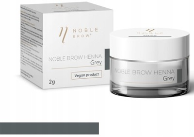 NOBLE LASHES Henna pudrowa do brwi GREY 2G