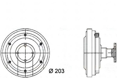 Віскозна муфта зчеплення в'язкісна [behr hella] фото №1