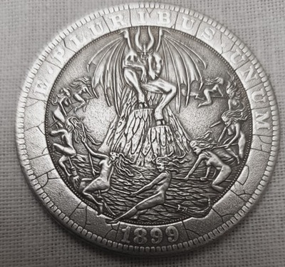 1 Dolar USA, Hobo Nickel , 1899-1, Morgan Dollar, KOPIA