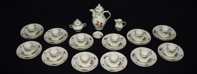 Rosenthal sanssouci moosrose ecru serwis 12 osob.