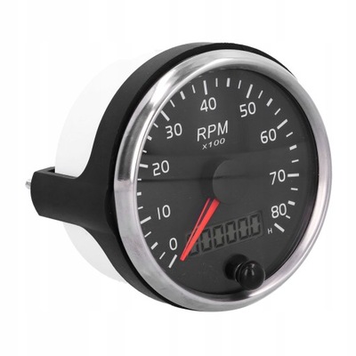 3.3IN 12V/24V TACHOMETER 0-8000 OBR./MIN TACHO  