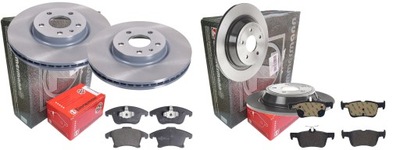 Тормозные диски тормозные колодки p+t zimmermann ford mondeo mk5 300mm фото №1