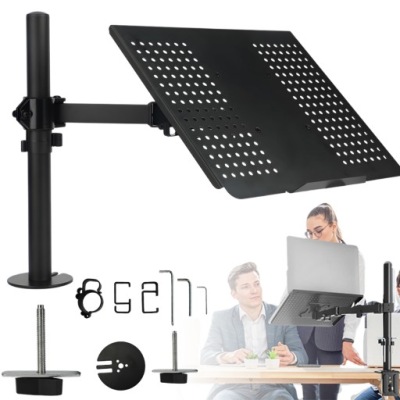 PODSTAWKA POD LAPTOPA NA BIURKO 13-32 CALI VESA REGULOWANY UCHWYT NA LAPTOP