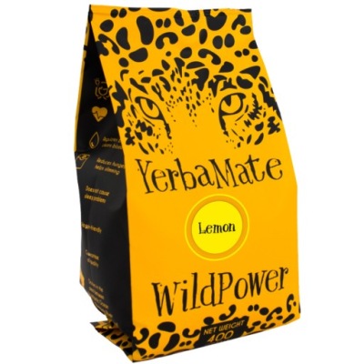 YERBA MATE CYTRYNA TRAWA CYTRYNOWA LIMONKA LEMON WILDPOWER BRAZYLIA 400G