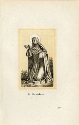 drzeworyt sztorcowy na tincie 1883 bł. Bronisława