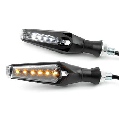 Kierunkowskazy LED ATV UTV M10 homologacja czarne