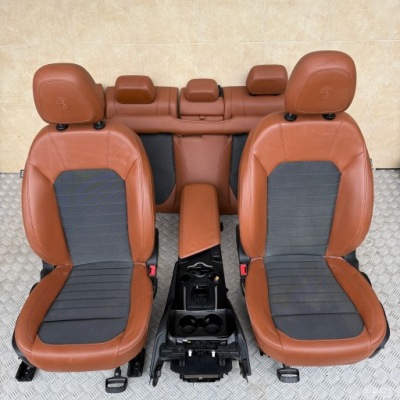 Сидіння шкіряний заднє сидіння обшивки тунель комплект alfa romeo giulia фото №1