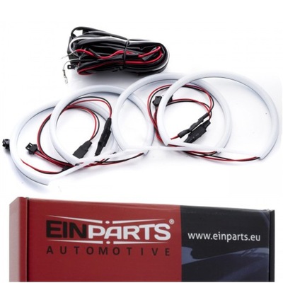 RINGI BMW DRL COTTON LED E46 A+B LIFT 2001-2005 6000K ZIMNE BALTOS FL 