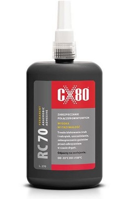 CX80 RC72 Klej anaerobowy do metalu mocny 50ml