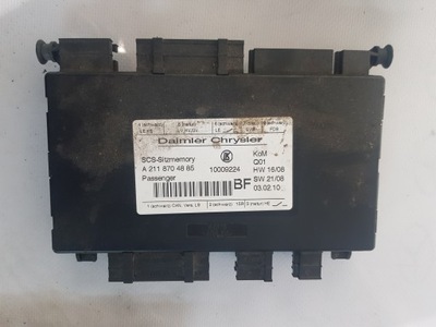 Mercedes w211 модуль сиденье правый a2118704885 фото №1