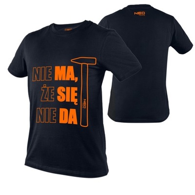 NEO TOOLS KOSZULKA WORKING T-SHIRT BHP Z NADRUKIEM 81-642 SIZE XL  