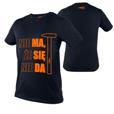 T-shirt z nadrukiem " NIE MA ŻE SIĘ NIE DA " rozmiar XXXL