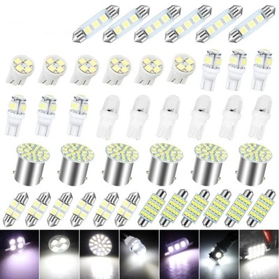 42 PCS. AUTOMOTIVE LIGHT LAMP UNIVERSAL LED LIGHTING 6000K 12V T10  