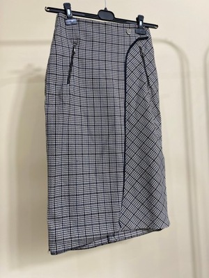 Ołówkowa spódnica w kratkę Zara r 36 S