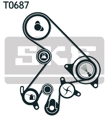 SET VALVE CONTROL SYSTEM (Z PASKIEM) TOYOTA  