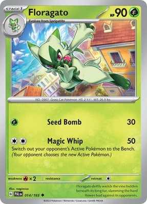 Floragato |014/193|PAL|Paldea Evolved|Uncommon