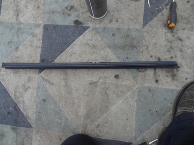 Прокладка скло двері лівий перед peugeot 508 i фото №1