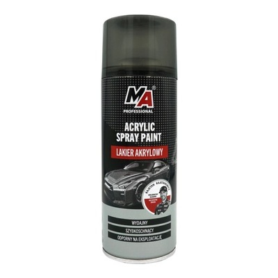 MA PROFESSIONAL - LAKIER AKRYLOWY CZARNY MAT 400ml