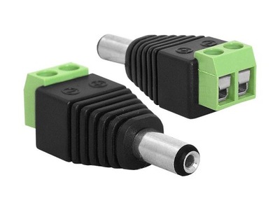 WTYK DC 2.1/5.5 ZASILAJACY ZE ZŁĄCZEM LISTWA