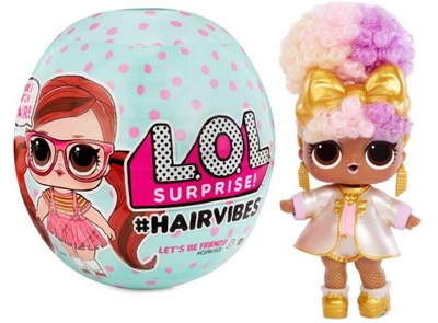L.O.L HairVibes Surprise! Laleczka Kolorowe Włosy
