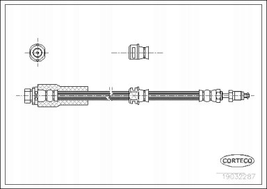 ПАТРУБОК ТОРМОЗНОЙ GIĘTKI FORD