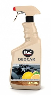 K2 DEOCAR Odświeżacz powietrza zapach lemon