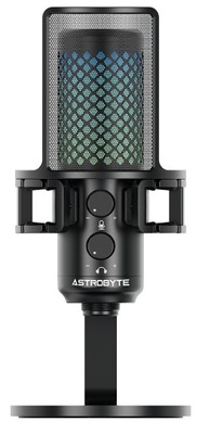 Mikrofon komputerowy pojemnościowy gamingowy AstroByte TITAN USB RGB