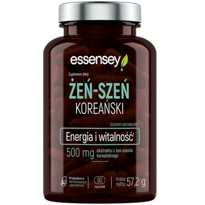 Essensey Żeń-szeń koreański 500mg 90 kaps.