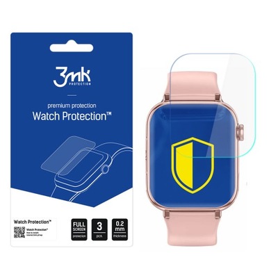 [3 szt.] Ochrona na ekran smartwatcha na Manta Kevin SWK02 3mk Watch