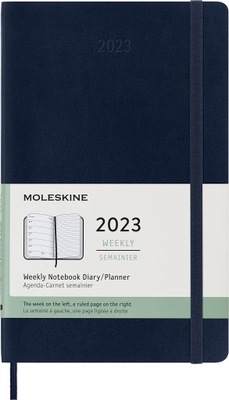 MOLESKINE kalendarz 2023 GRANATOWY L WEEKLY SOFT
