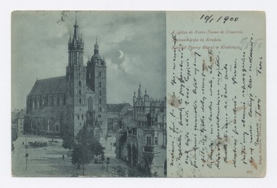 Kraków - Kościół N. Marii Panny 1900. (623)