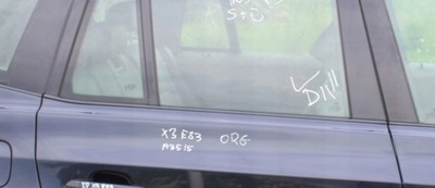 Молдинг декоративная дверь правый задняя bmw x3 e83 shadow фото №1