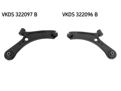 2x рычаги skf перед l+p do fiat sedici фото №1