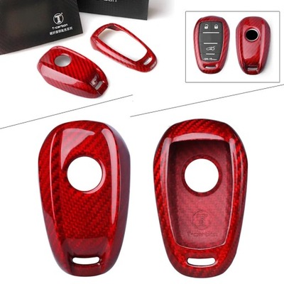 REAL CARBÓN FIBER CAR REMOTE KEY SHELL COVER CASE PARA ALFA ROMEO GIU~61444  