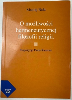 O możliwości hermeneutycznej filozofii religii