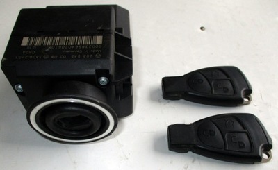 Mercedes w203 c klasa замок запалювання ключ фото №1